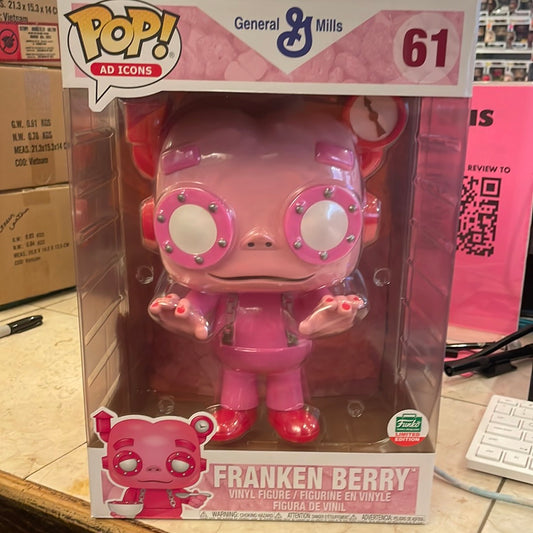 Icons Franken Berry 61 exclusive 10 inch Figure Funko Pop! Vinyl
