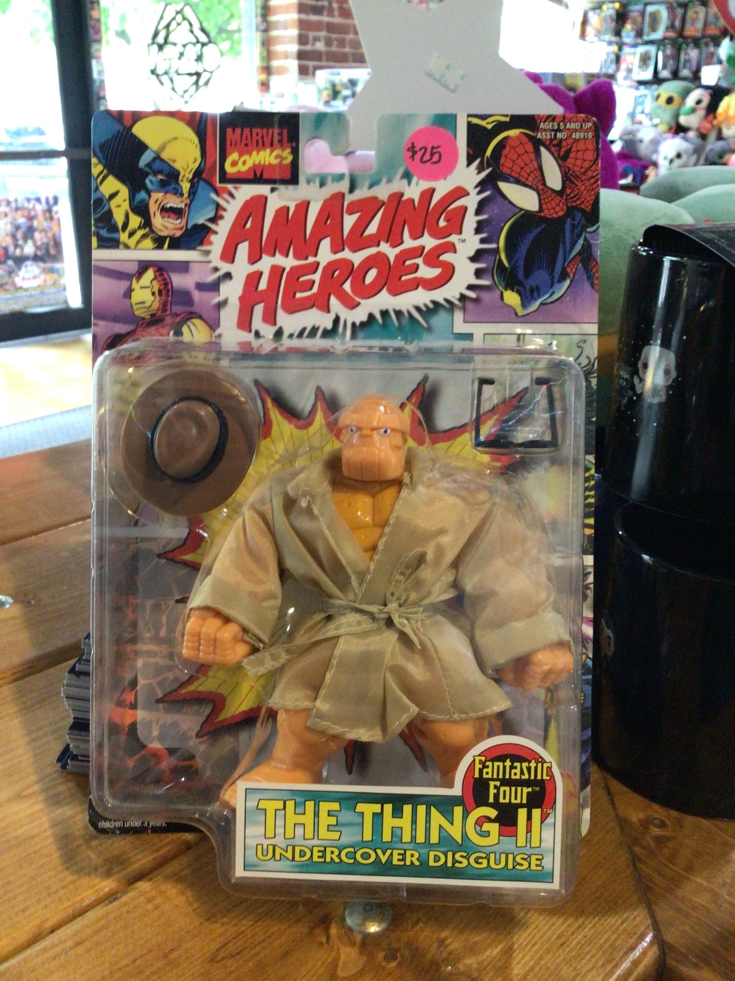 The Thing II Undercover Disguise Marvel Amazing Heroes Action Figure 1997 Toybiz