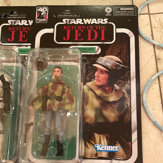 Star Wars black series rotj Endor Princess Leia Hasbro