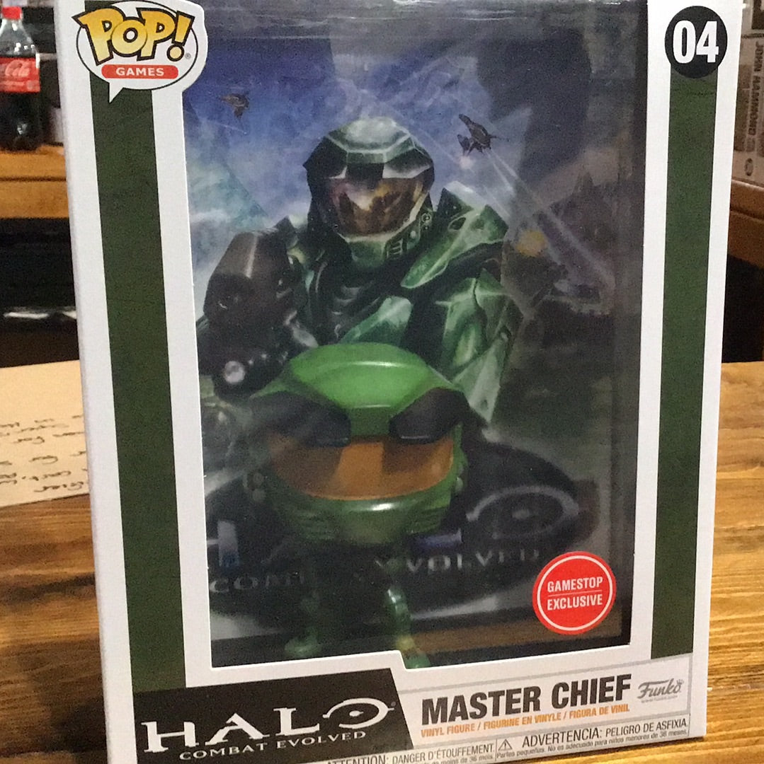 Video Game Cover: Halo Master chief AS IS Funko Pop! Vinyl Figure
