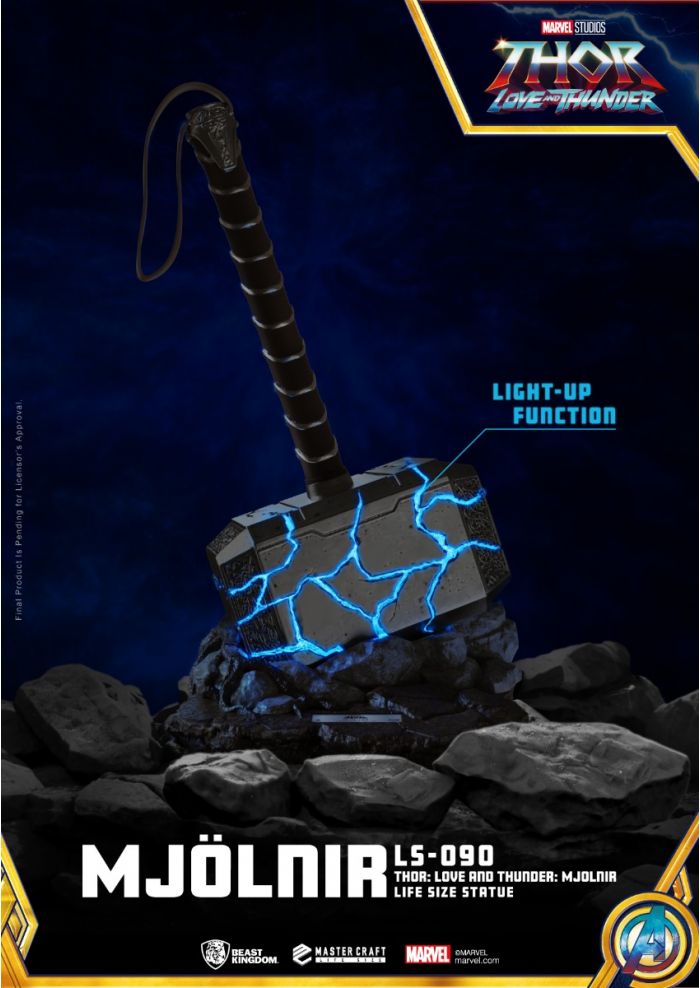 LS-090 Thor: Love and Thunder Mjolnir Life Size Statue Thor’s Hammer