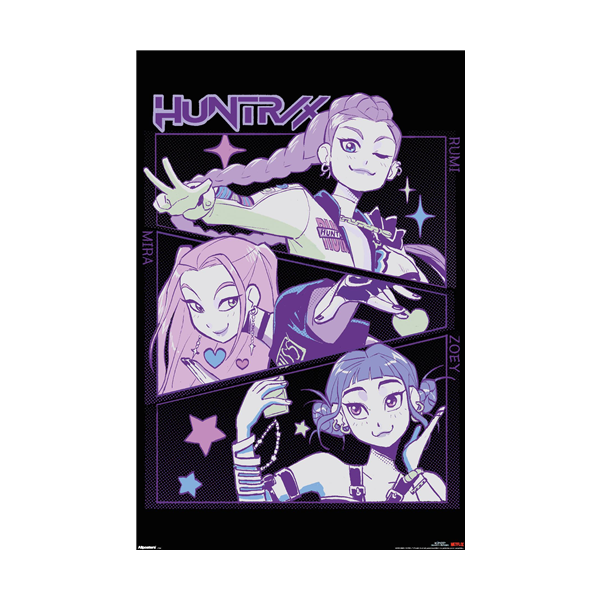 PREORDER TRENDS ARTWORK KPOP DEMON HUNTERS POSTERS ART