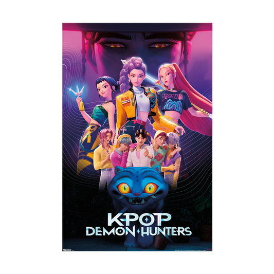 TRENDS ARTWORK KPOP DEMON HUNTERS POSTERS ART