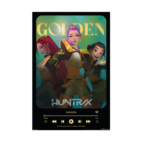 TRENDS ARTWORK KPOP DEMON HUNTERS POSTERS ART