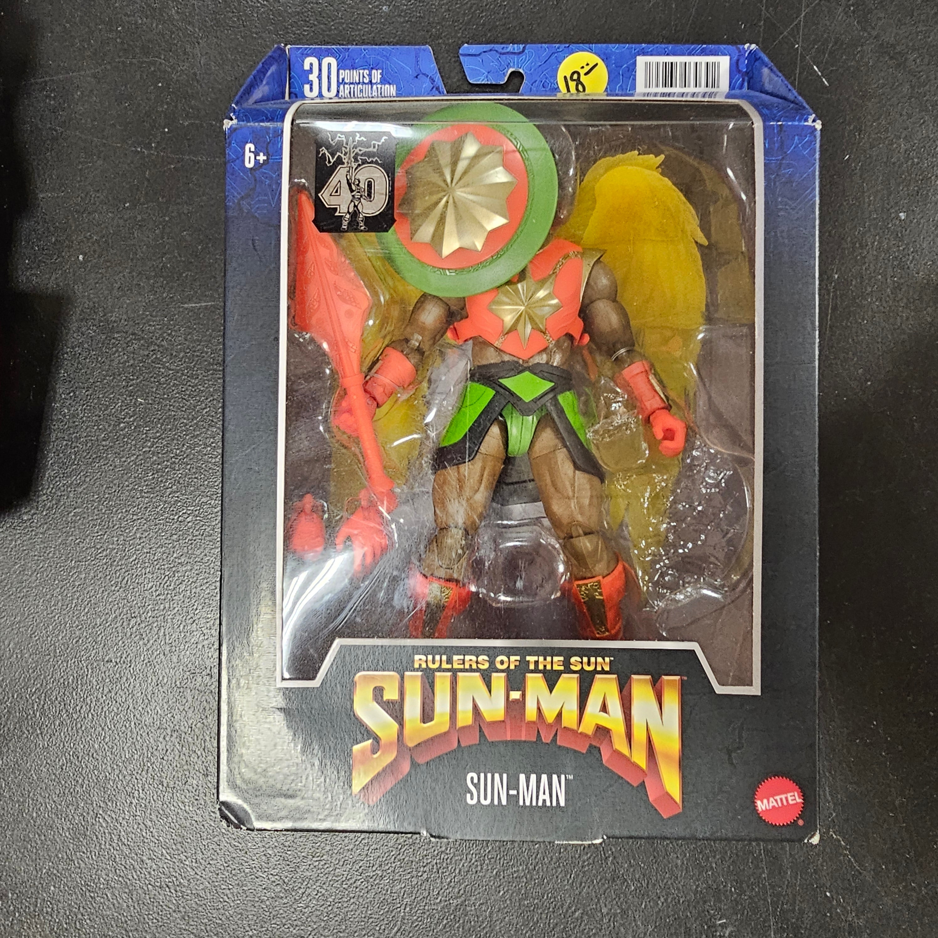 MOTU Masterverse Sun man Action Figure Tall Man Toys Comics