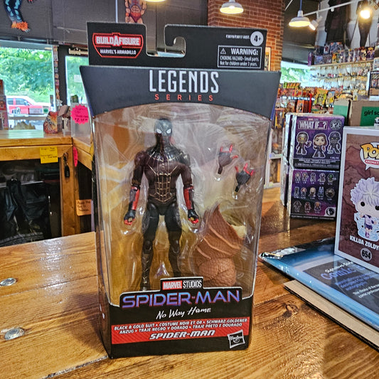 Spider-Man: No Way Home - Black and Gold Suit - Marvel Legends Action Figurr