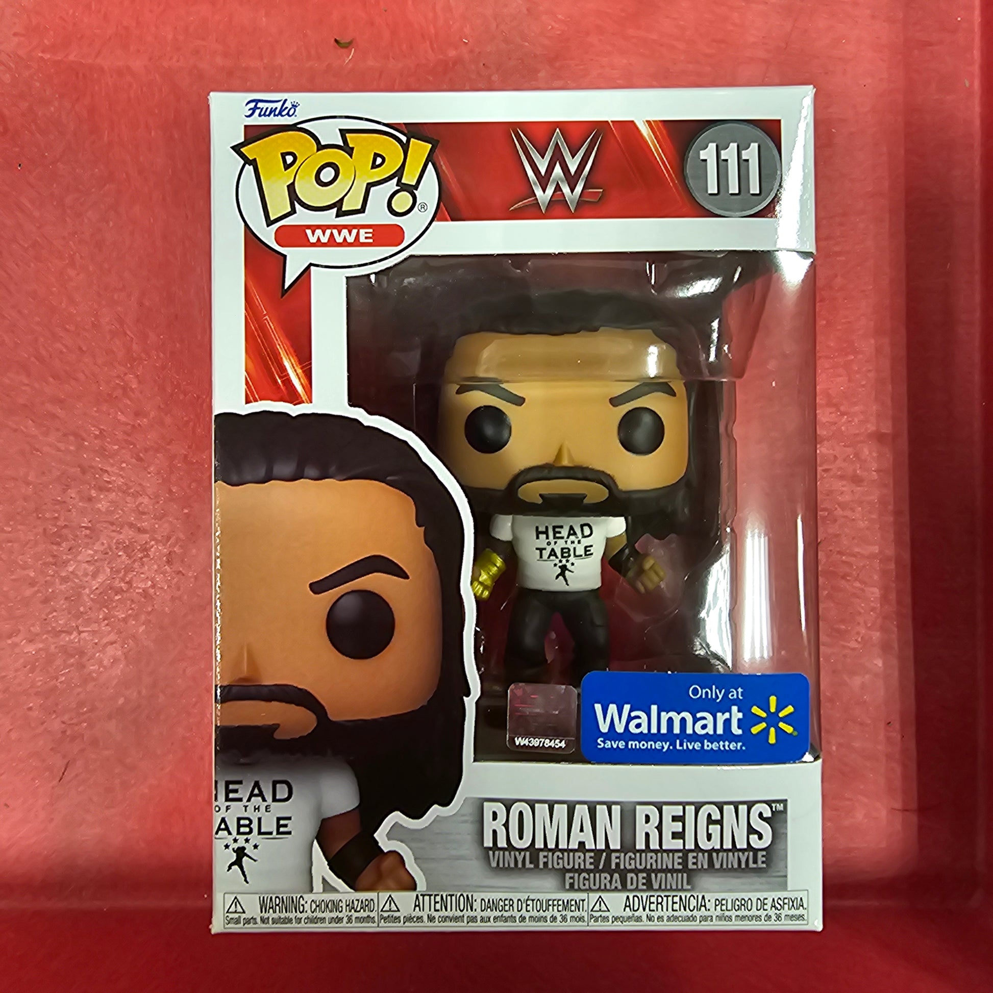 WWE Roman Reigns #111 Funko Pop Vinyl Figure (sports) – Tall