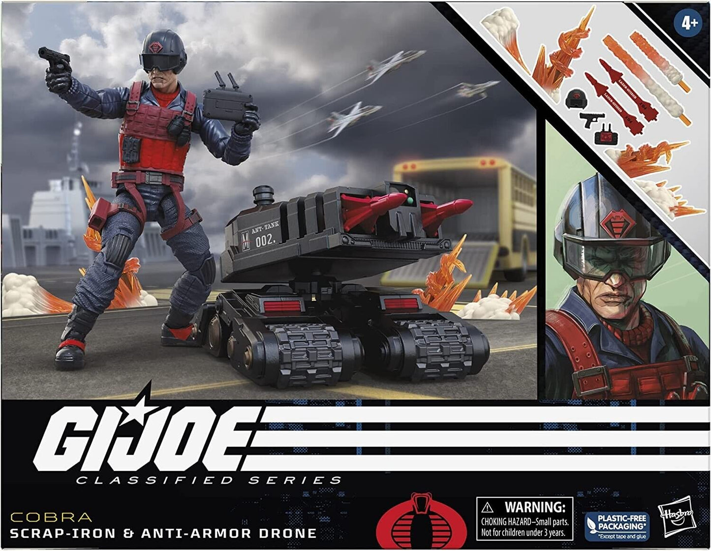 G.I. Joe Classified - Scrap-Iron & Anti-Armor Drone #74 - Action Figure by Hasbro