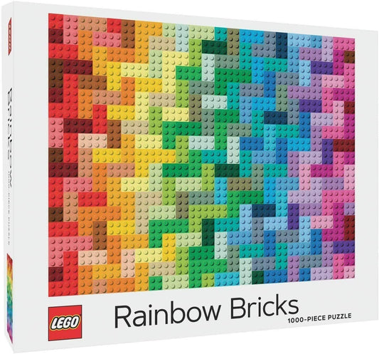 Lego Rainbow Bricks 1000 piece puzzle new