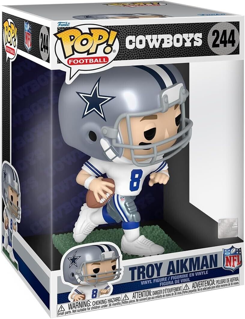 NFL Cowboys - Troy Aikman #244 - Funko Pop! 10-inch Vinyl Figure (sports)
