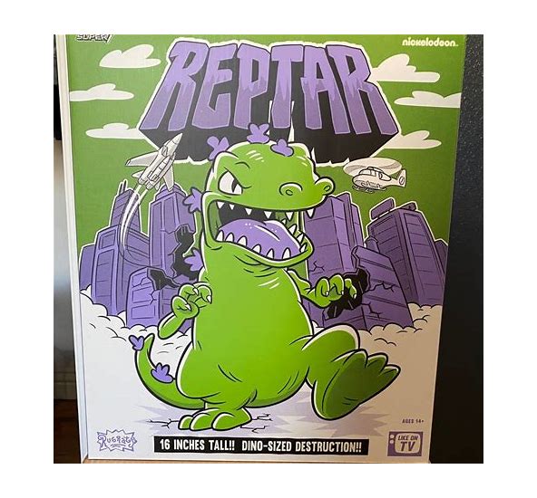 Super7 supersize mega figure supersize Rugrats Reptar