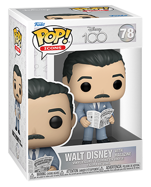 Disney 100 - Walt with Magazine #78 - Funko Pop! Vinyl Figure