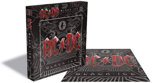 AC/DC Black Ice Album Cover 500 Piece Puzzle