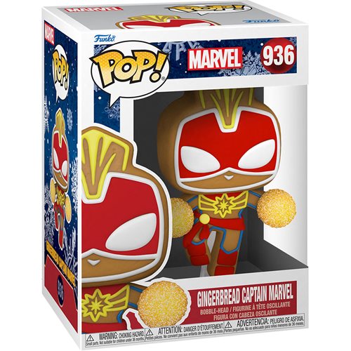 Marvel - Gingerbread Captain Marvel #936 - Funko Pop! Vinyl Figure