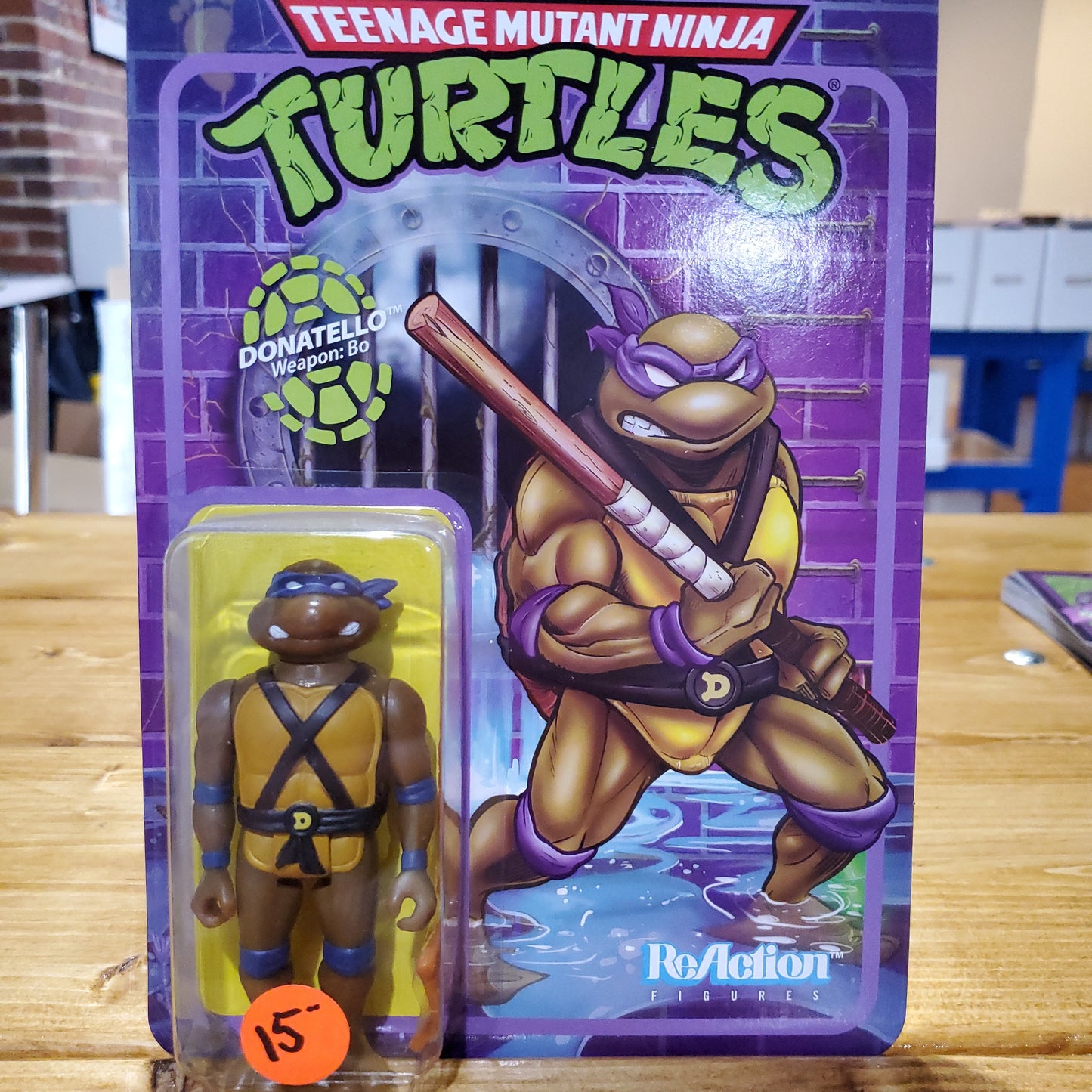 Teenage Mutant Ninja Turtles - Donatello - Super 7 Reaction Figure