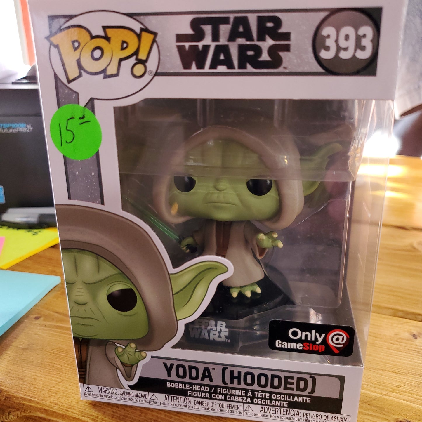 Star Wars Yoda Hooded exclusive Funko Pop! Vinyl Figure LIMIT ONE
