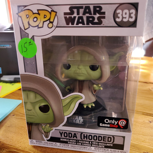 Star Wars Yoda Hooded 393 exclusive Funko Pop! Vinyl Figure