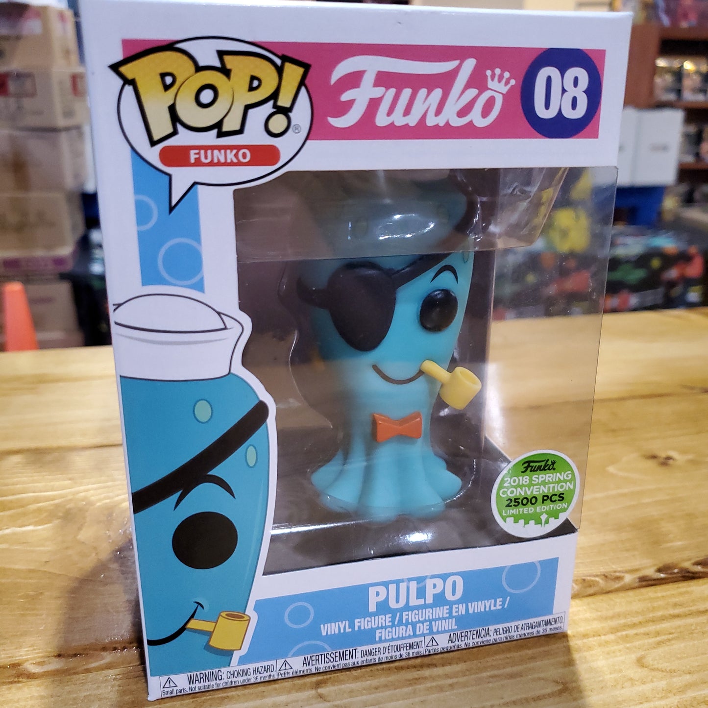 Pulpo exclusive Funko Pop! Vinyl Figure Spastic