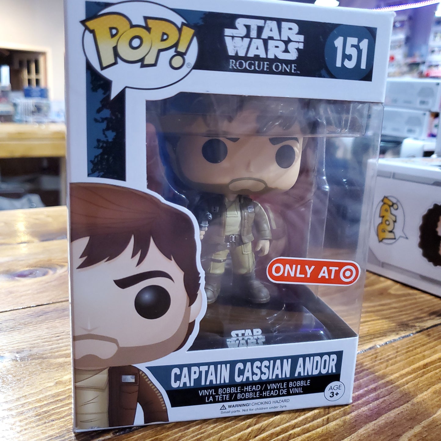 Star Wars Captain Cassian Andor Target exclusive Funko Pop! Vinyl figure