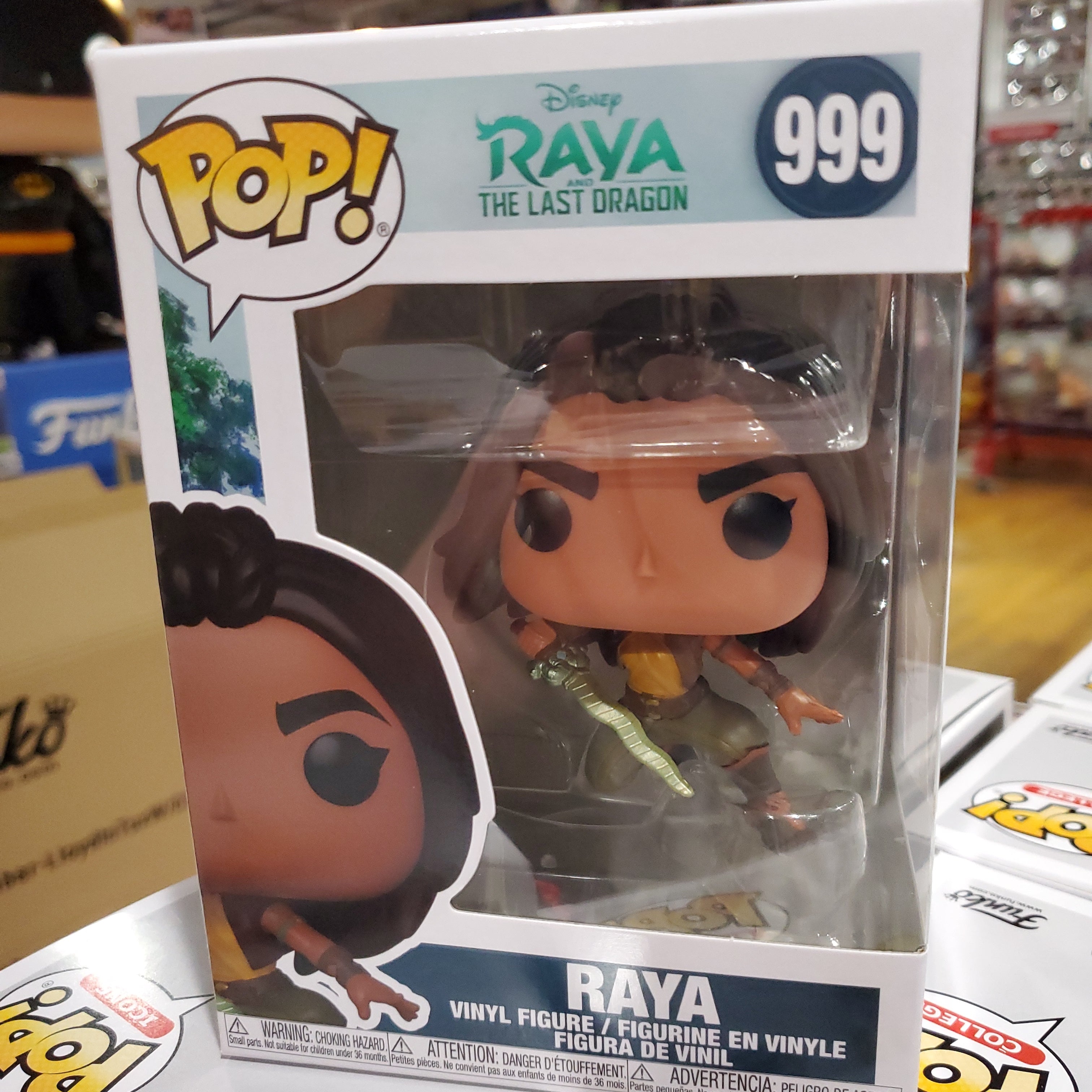 Comics Raya Design Raya 999 Funko Pop! Vinyl Figure Disney Raya and the Last Dragon – Tall ...