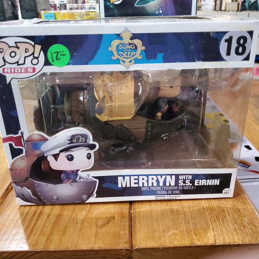 Song of the Deep Merryn with S.S. Eirnin Rides Funko Pop! Vinyl (video Games)