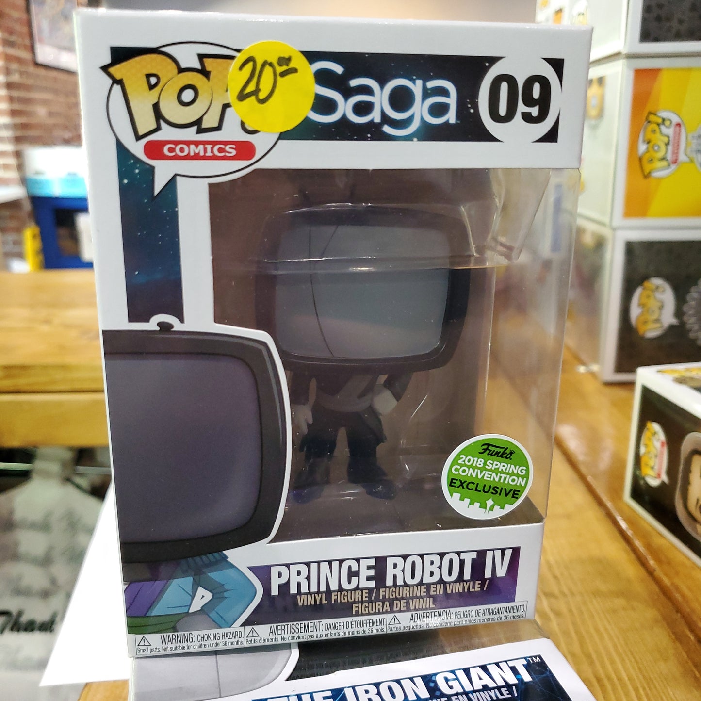 Saga Prince Robot IV ECCC 2018 Funko Pop! Vinyl figure (video games)