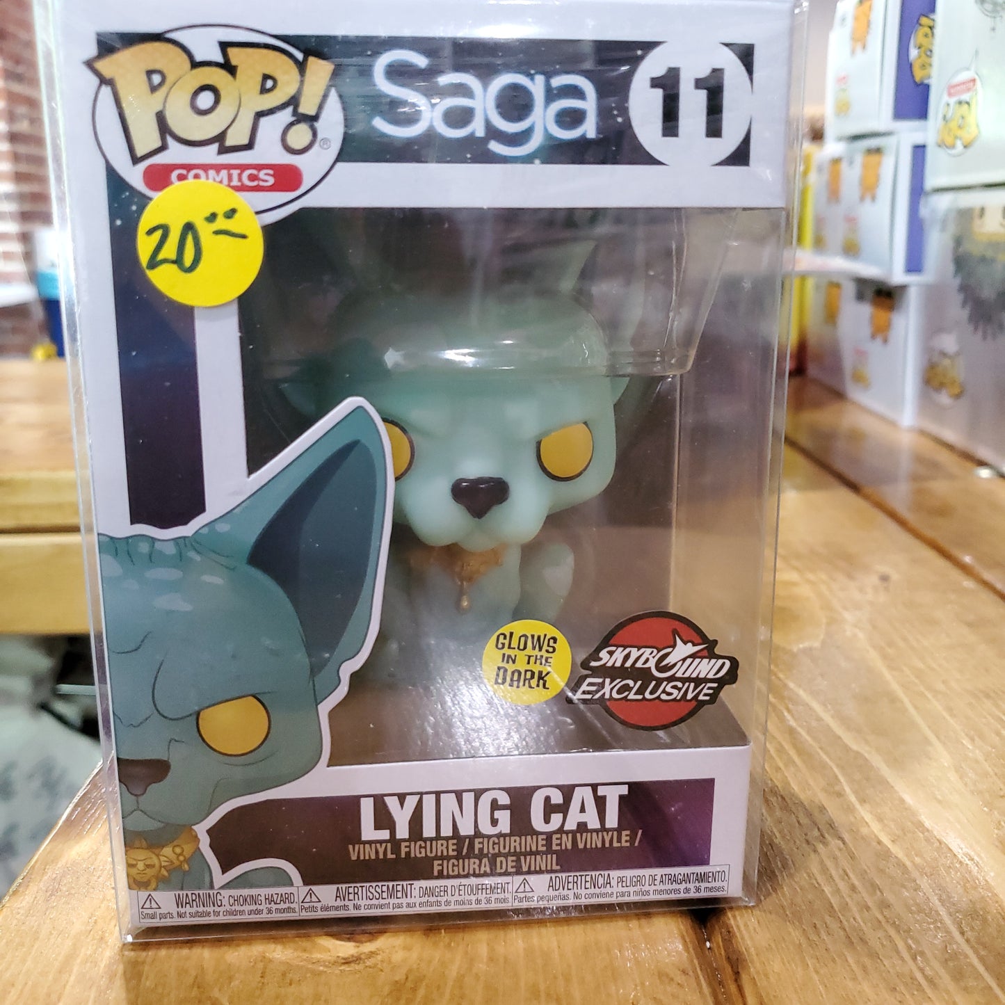 Saga Lying Cat GITD Skybound exclusive Funko Pop! Vinyl figure STORE