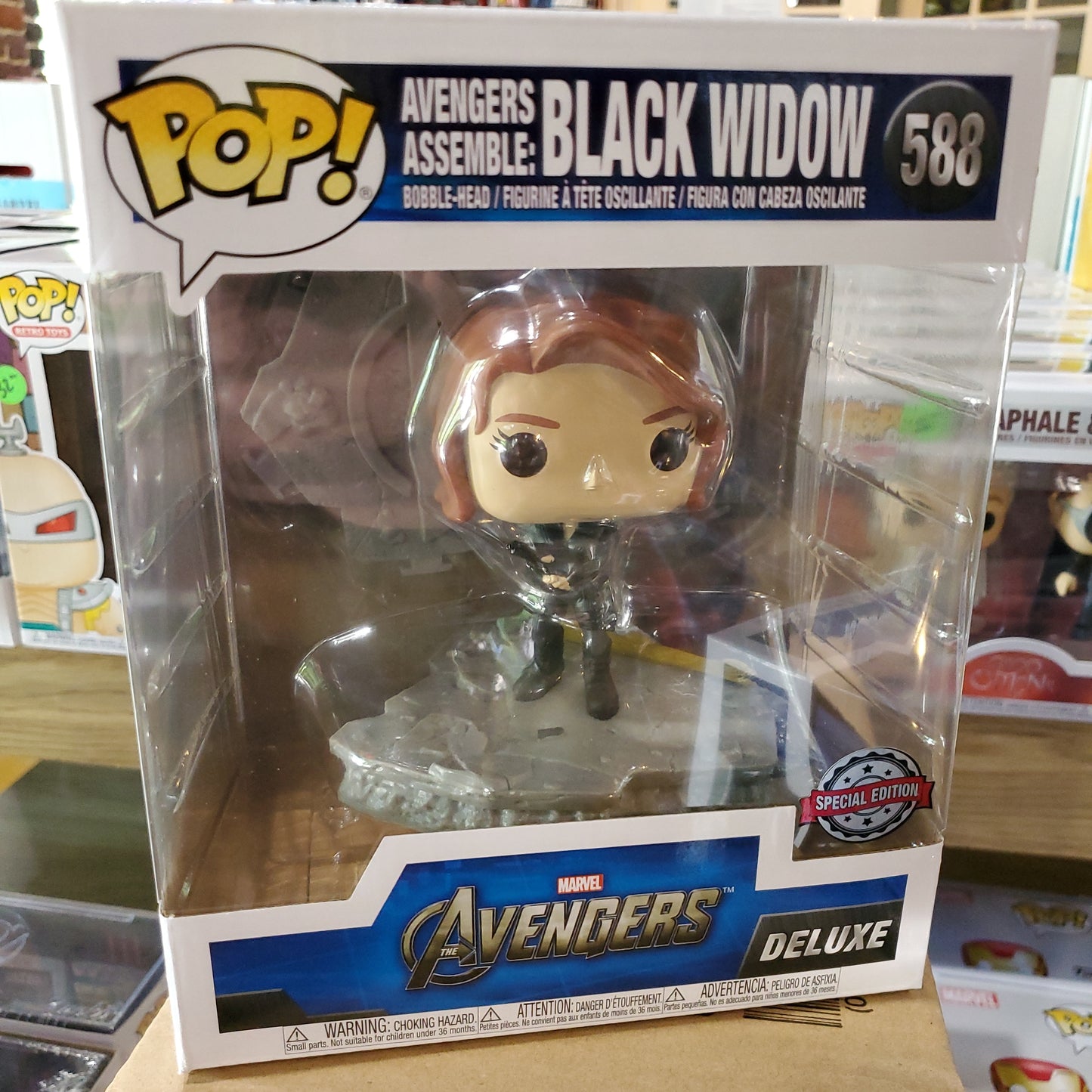 Avengers Assemble Black Widow 6 inch exclusive Funko Pop! Vinyl figure marvel