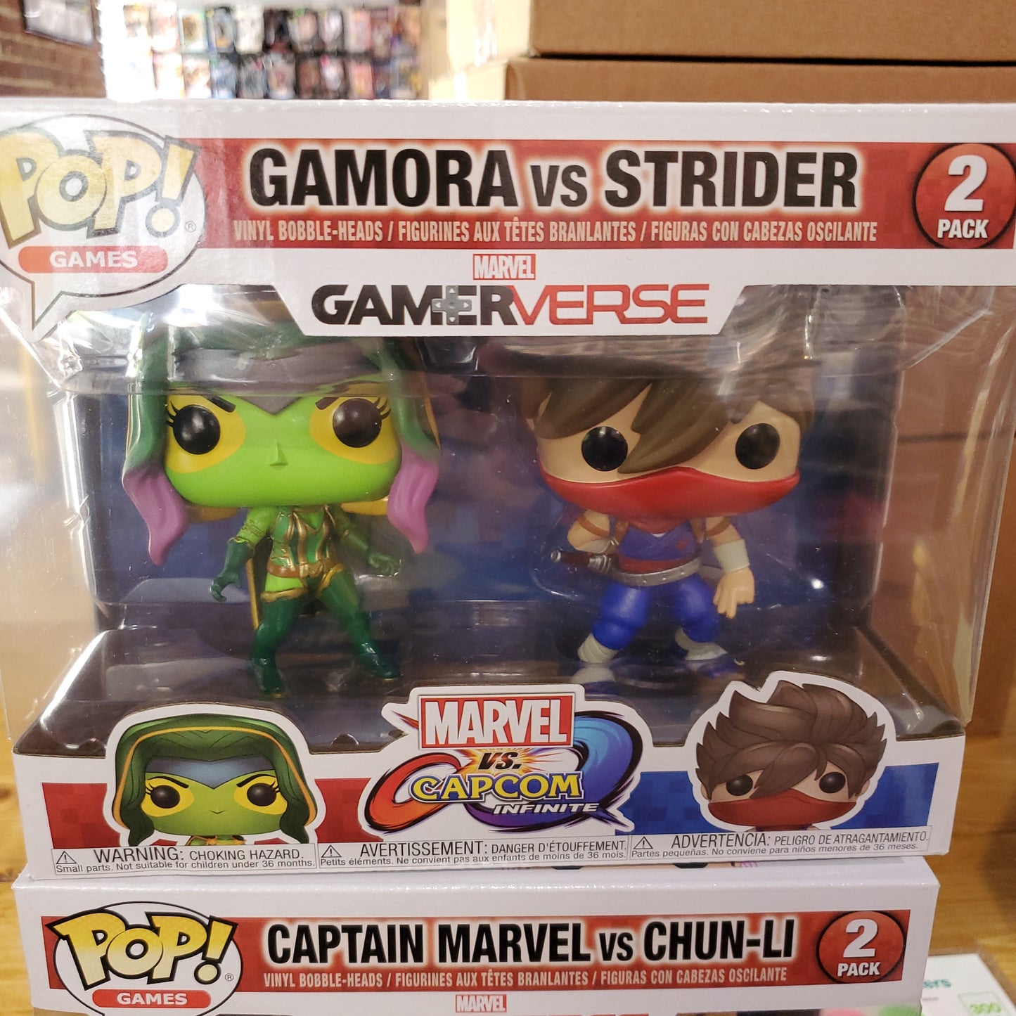 Gameverse 2pack Gamora vs Strider Funko Pop! Vinyl figure (video games)