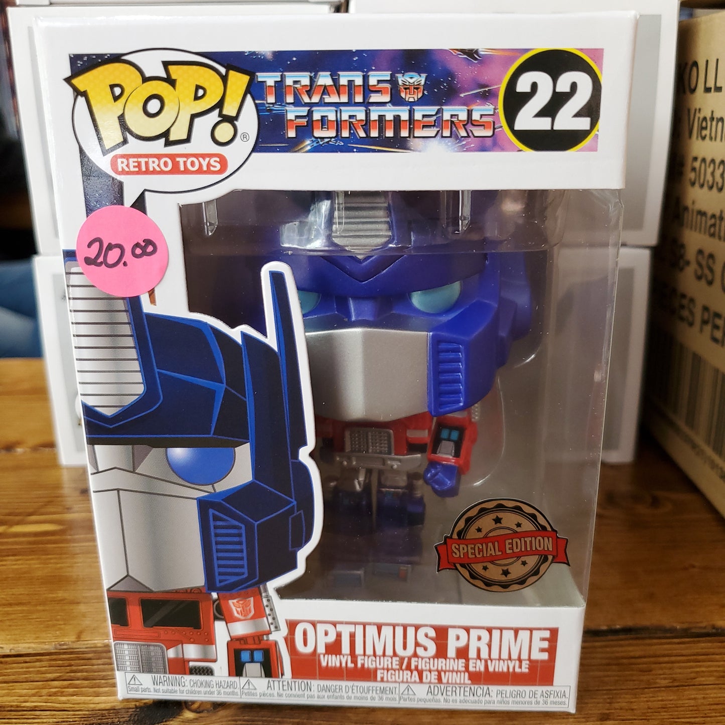 Transformers - Optimus Prime (metallic) #22 - Exclusive Funko Pop! Vinyl Figure (cartoon)