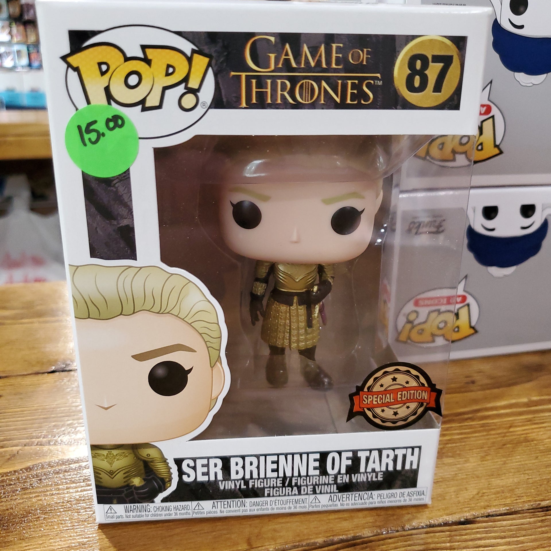 GOT Game of Thrones Ser Brienne of Tarth exclusive Funko Pop