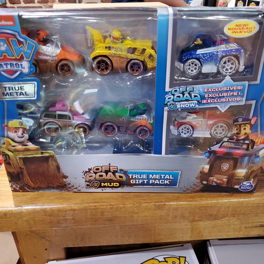 Paw Patrol Off Road Mud True Metal Gift Pack Nickelodeon cars