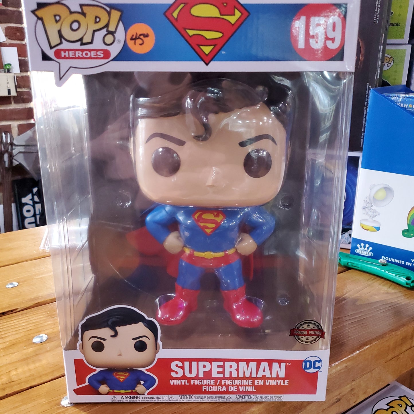 DC Comics Superman 10 inch pop Funko Pop! Vinyl Figure store