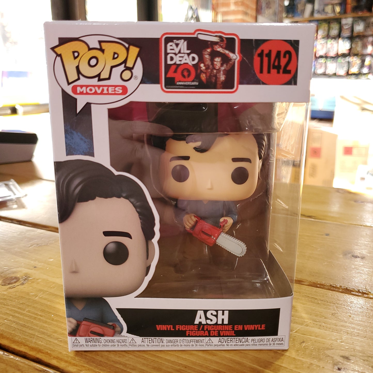 Evil Dead 40th Anniversary - Ash #1142 - Funko Pop! Vinyl Figure (Movies) by