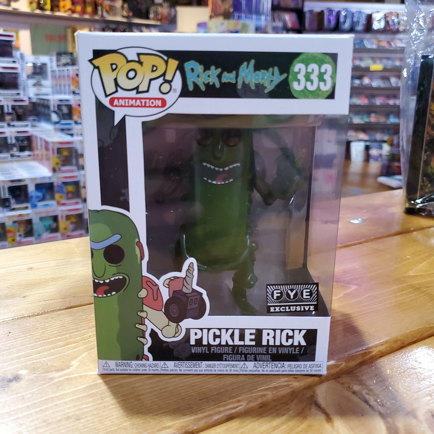 Rick and Morty - Pickle Rick Exclusive Funko Pop! vinyl figure anime