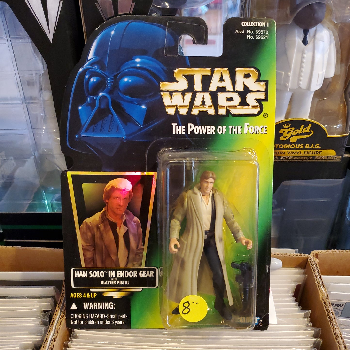 Star Wars: Power of the Force - Han Solo (Endor) - Hasbro Action Figure