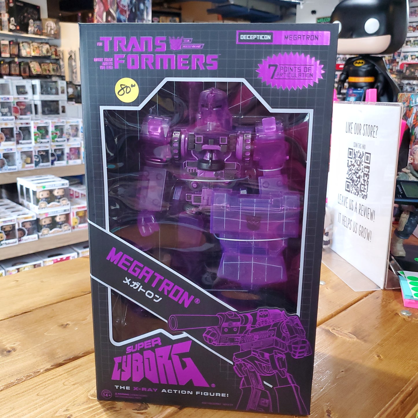 Super7 Transformers Super Cyborg - Megatron G1 MOC ACTION FIGURE