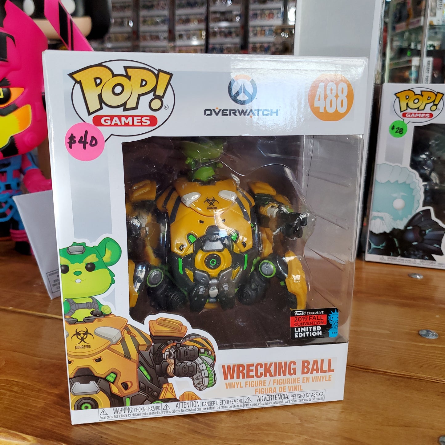 Wrecking Ball - Overwatch 2019 Funko Fall Convention Exclusive #488 - Funko Pop! Figure
