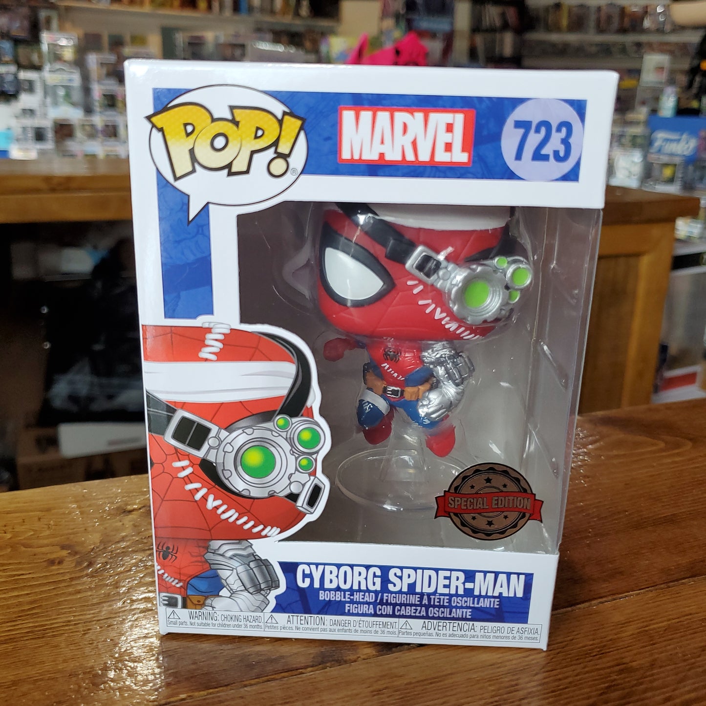 Cyborg Spiderman #723 - Exclusive Funko Pop! Vinyl Figure (Marvel)