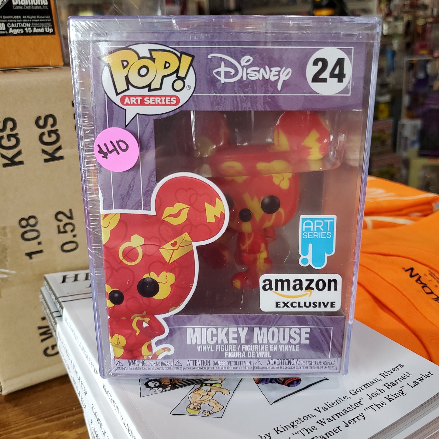 Mickey Mouse (Artist Series) w/ Case 24 Funko Pop! Vinyl figure Disney