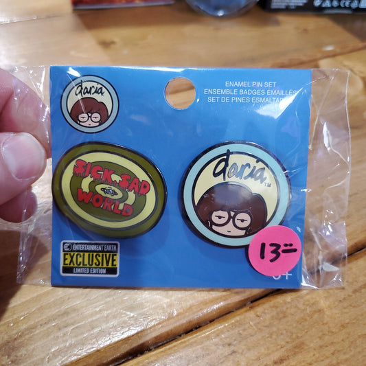Loungefly - Daria Pin Set - Entertainment Earth Exclusive