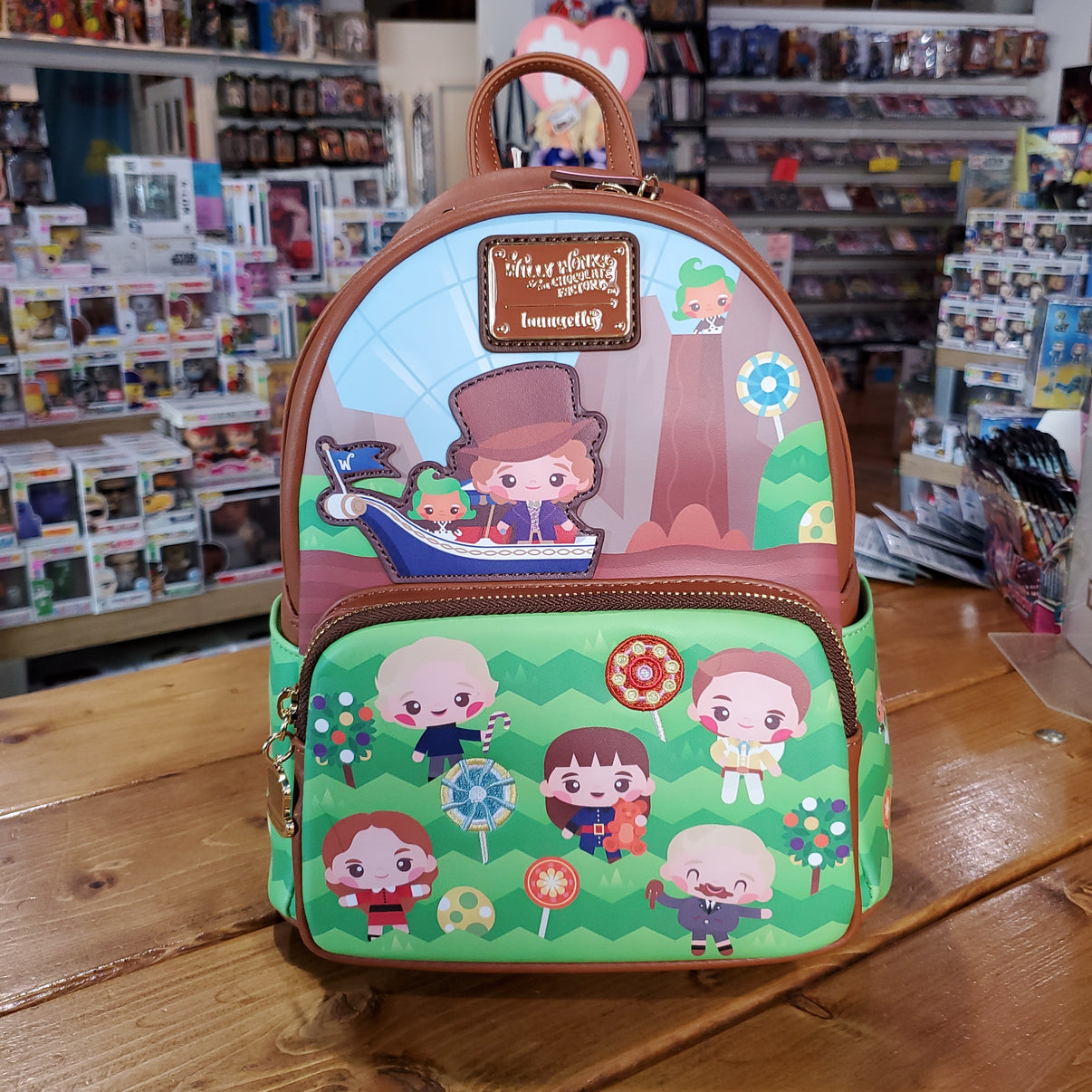 Willy Wonka and the Chocolate Factory Mini Backpack by Loungefly Tall