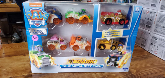Paw Patrol Spark True Metal Gift Pack Nickelodeon cars