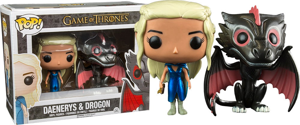 GOT Daenerys Drogon Metallic Game of Thrones Funko Pop! Vinyl Figure Television