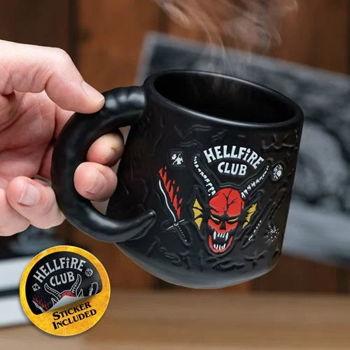 Stranger Things Hellfire Club 13 oz Mug Ceramic Black