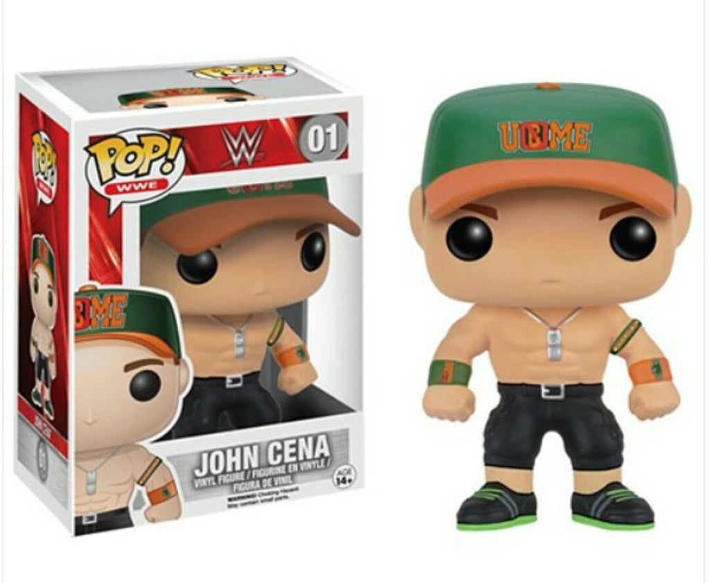 WWE John Cena orange hat Funko Pop! Vinyl Figure sports