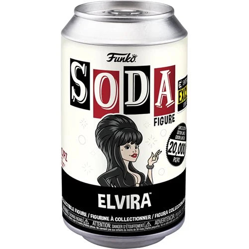 Icons - Elvira -Sealed Mystery Soda Figure Funko - LIMIT 6