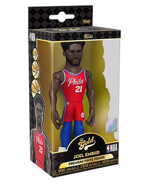 (PREORDER) Funko Gold 5" NBA 76ers - Joel Embiid Vinyl Figure