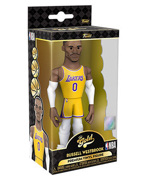 (PREORDER) Funko Gold 5" NBA Lakers - Russell Westbrook Vinyl Figure