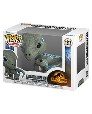 Jurassic World Dominion - Velociraptor Blue and Beta #1212 - Funko Pop! Movies Vinyl Figure